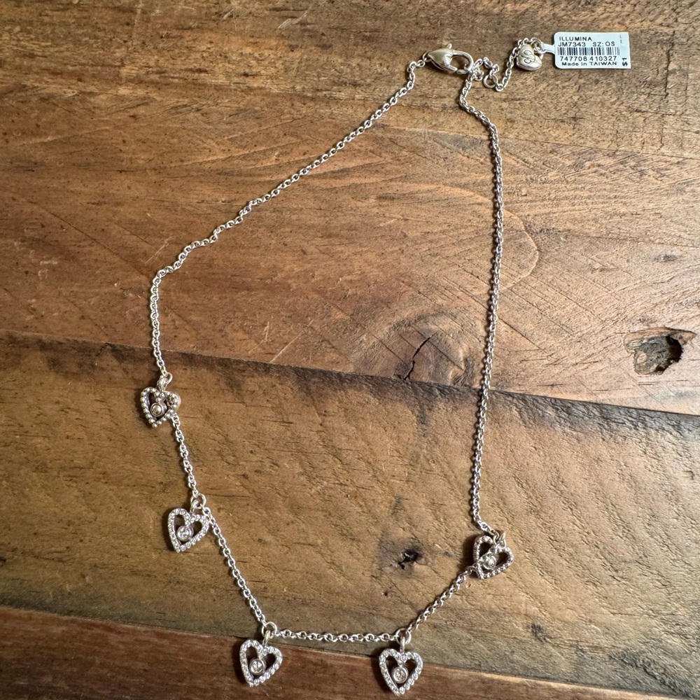 Brighton Silver Heart Necklace